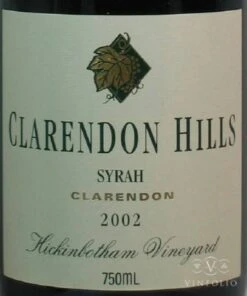 Clarendon Hills 1998 Clarendon Hills Shiraz Hickinbotham 3 Liter